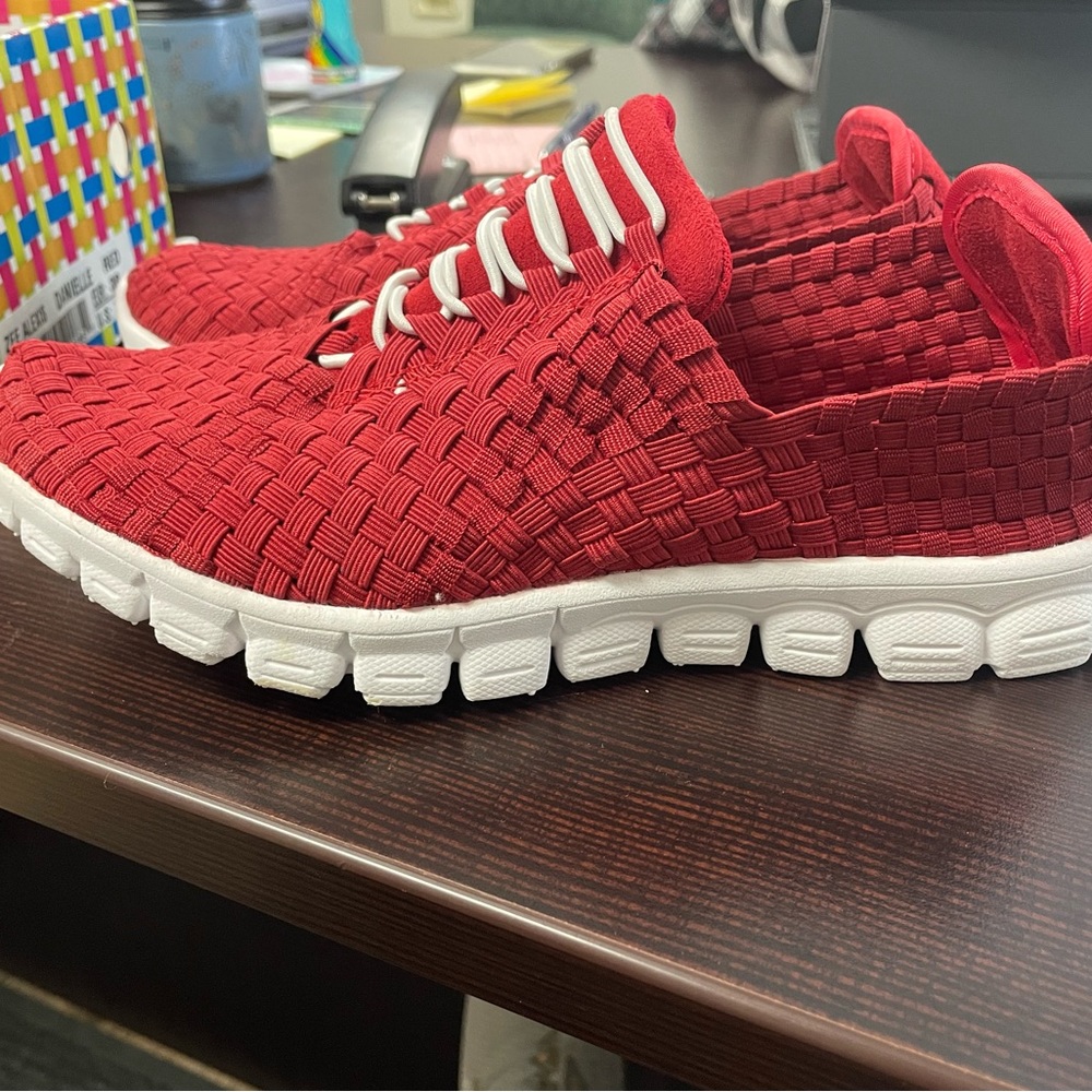 Zee Alexis Danielle Red Memory Foam Shoes